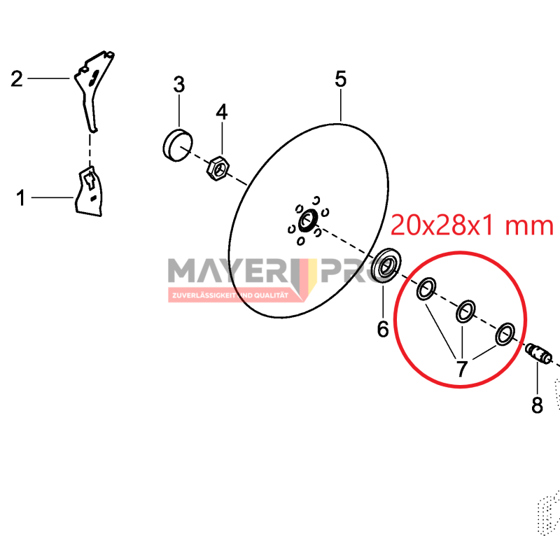 52092028140-M Unterlegscheibe 20x28x1 (417005-M)