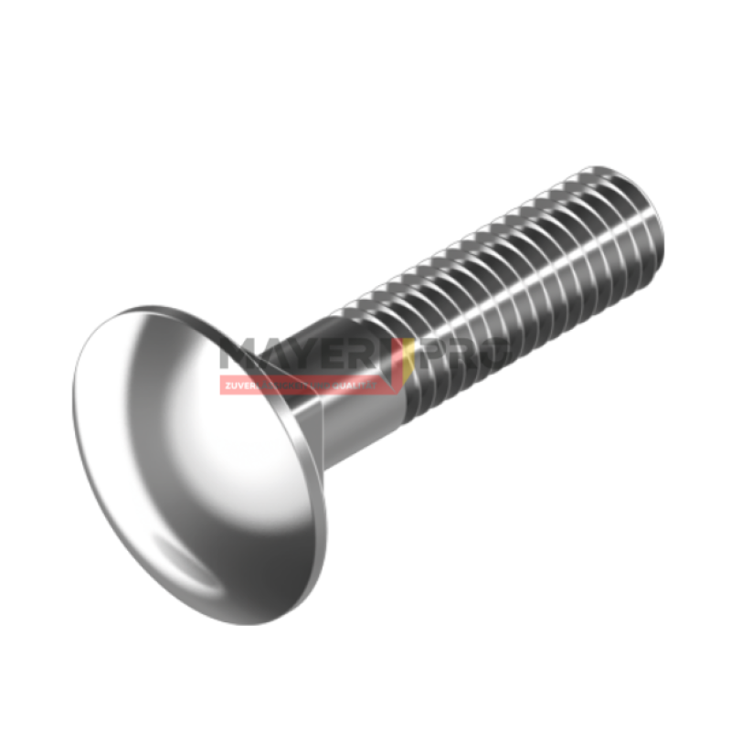 Boulon DIN 603 M10x35 8,8 zinc